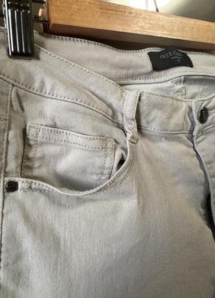 Шикарные светлые прямые брюки2 фото