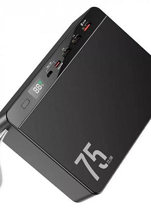 Павербанк power bank hoco j94 overlord 75000 mah 22.5w black