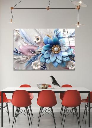 Картина на стекле novellaprint "флора иллюзий" 60х40см (319.1)