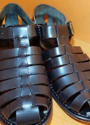Мужские кожаные сандалии giuseppe rossi9 фото