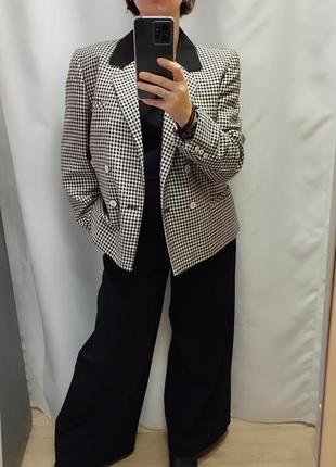 Вовняний піджак/картатий блейзер/весняний вовняний піджак
