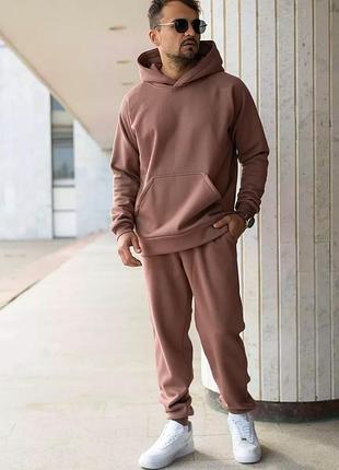 Теплий oversize костюм