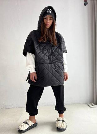 Трендова жилетка oversize 🖤🍂