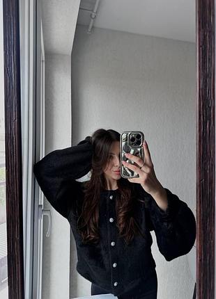 Ворсистий кардиган