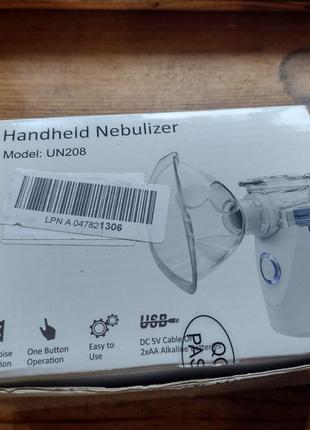 Інгалятор handheld nebulizer model: un2081 фото