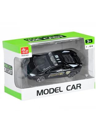 Машина model car поліція чорна.метал sq80992-but-3