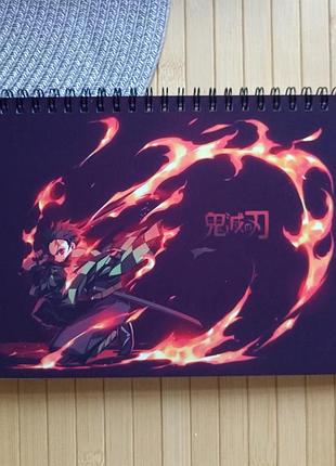 Скетчбук клинок рассекающий демонов kimetsu no yaiba клинок который уничтожает демоны 18418