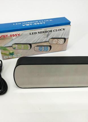 Годинники електронні настільні цифрові vst-895y-4 | лід rz-437 годинник настільний