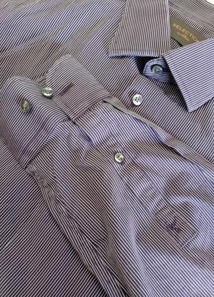 Рубашка мужская в тонкие полосы selection by s.oliver, 413 фото
