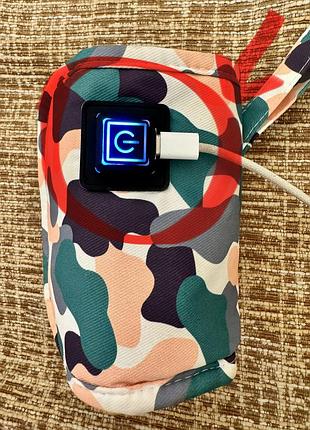 Usb грелка грелка для молока подогреватель портативный термос нагреватель камуфляж