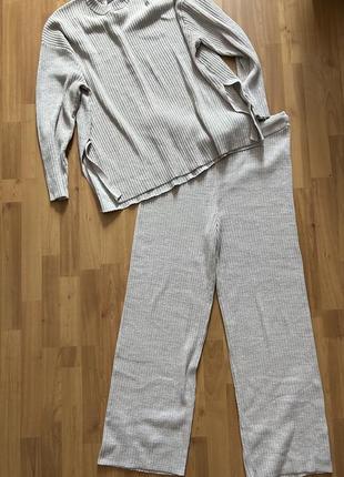 Костюм бежевый h&m