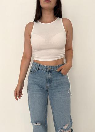 Базовий топ в рубчик h&m