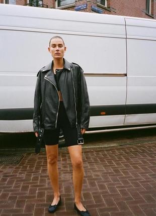 Новые куртки zara из искусственной кожи