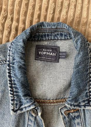 Джинсовый жилет topman3 фото