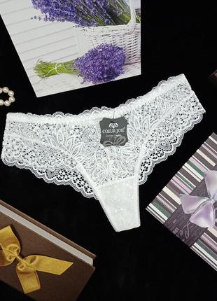 Трусики жіночі coeur joie білі і молочні