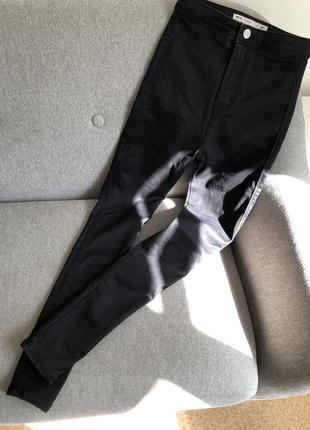 Джинсы скинни на высокой талии