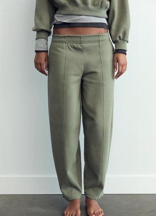 Спортивные штаны прямого кроя zara