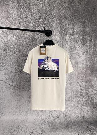 Футболка the north face nse t-shirt off white оригінал нова