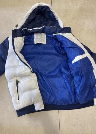 Куртка пуховик білий чоловічий