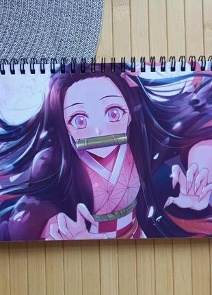 Скетчбук клинок рассекающий демонов kimetsu no yaiba клинок который уничтожает демоны 18416