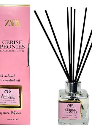Аромодифузор zara no02 cerise peonies brand collection 85 мл