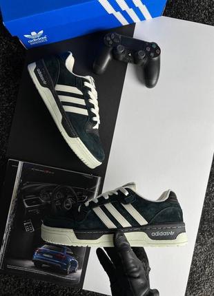 Чоловічі кросівки adidas forum low black white