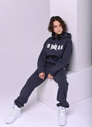 Спортивний костюм для хлопчика підлітковий тринитка з щільним начосом