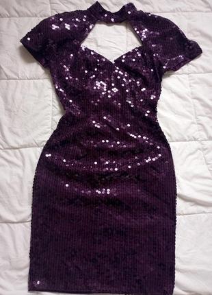 Adrianna papell, роскошное  платье в пайетках