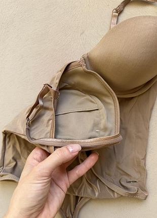 Боди бежевый