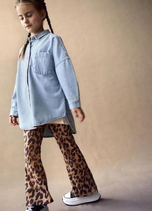 Джинсова сорочка і легінси від 98 до 168 см🥰