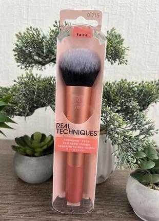 Пензлик для макіяжу | real techniques expert face brush