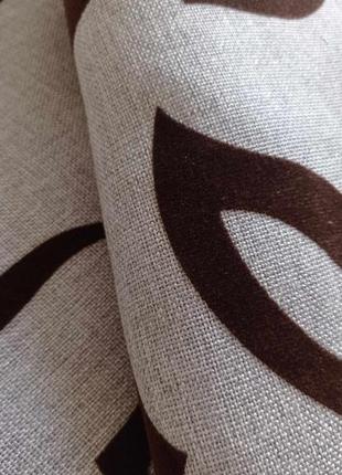 Штори з квітами мішковина з блискучою ниткою+ бархат/ велюр з принтом готовий комплект...