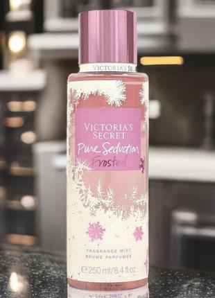 Парфюмированный спрей для тела victoria’s secret pure seduction frosted 250мл