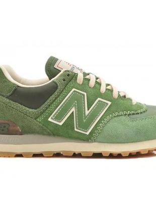 Женские кроссовки new balance 574 green - nz018