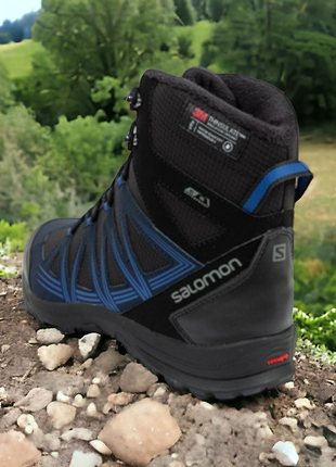 Черевики чоловічі зимові salomon constituci woodsen 2 black4 фото