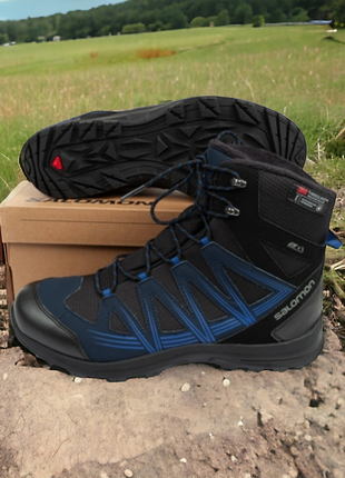 Черевики чоловічі зимові salomon woodsen 2 black