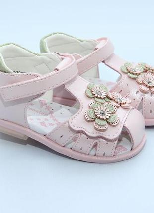 Нові босоніжки weestep s065 для дівчинки.розміри:22