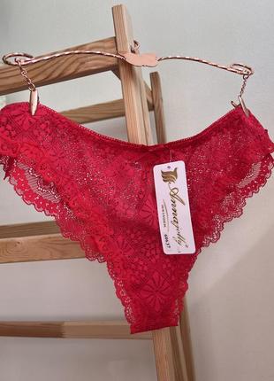 Трусики кружевные женские бразилиана l-xl