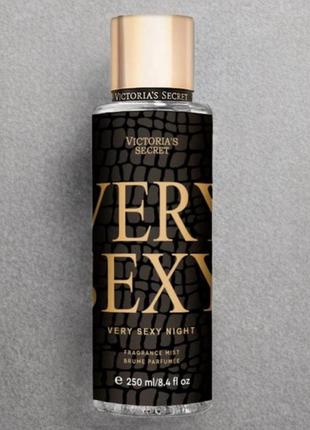 Парфюмированный спрей для тела victoria’s secret very sexy night 250 мл