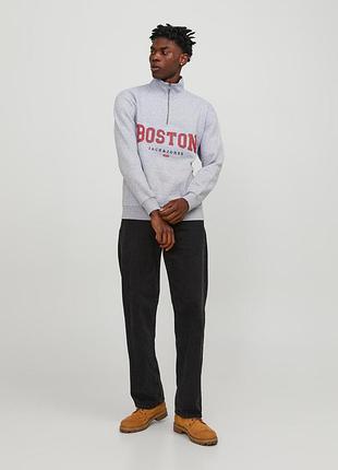 Свитшот jack&amp;jones bradley cedric half zip 2