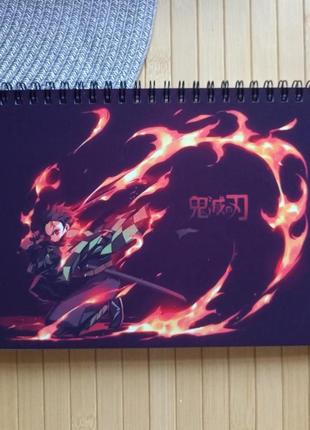 Скетчбук клинок рассекающий демонов kimetsu no yaiba клинок который уничтожает демоны 18418