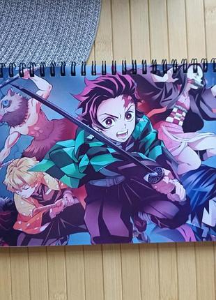 Скетчбук клинок рассекающий демонов kimetsu no yaiba клинок который уничтожает демоны 18420