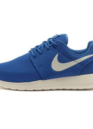 Жіночі сині кросівки nike roshe run — r009