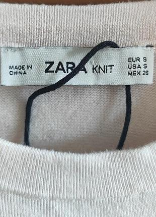 Кофточка zara з коротким рукавом3 фото