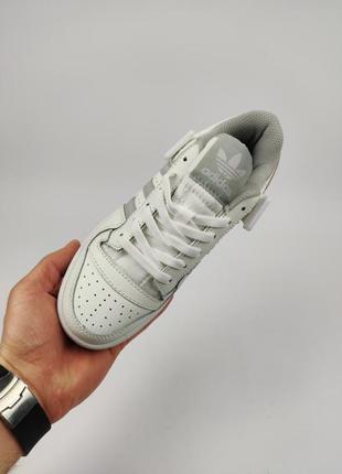 Кроссовки adidas forum white gray9 фото