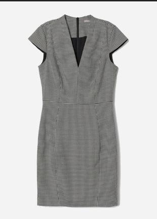 Платье zara гусинные лапки