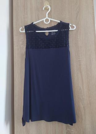 Синя якісна жіноча блуза