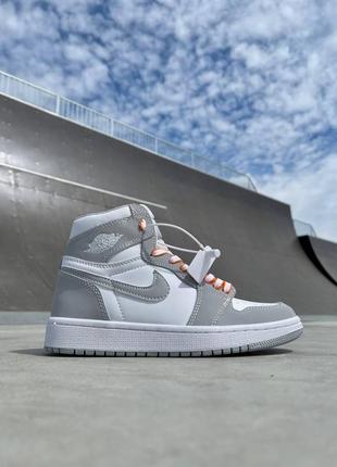 Женские кроссовки nike air jordan 1 high og «seafoam’