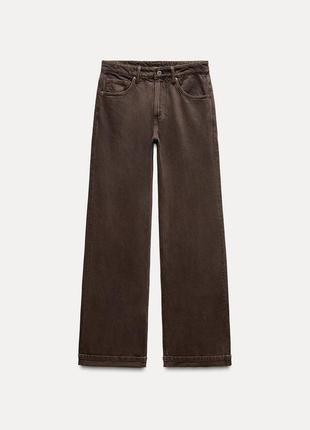 Джинси trf slouchy із середньою посадкою  zara