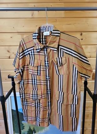 Рубашка в стиле burberry